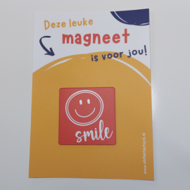 Ansichtkaart met magneet  | Jij bent leuk