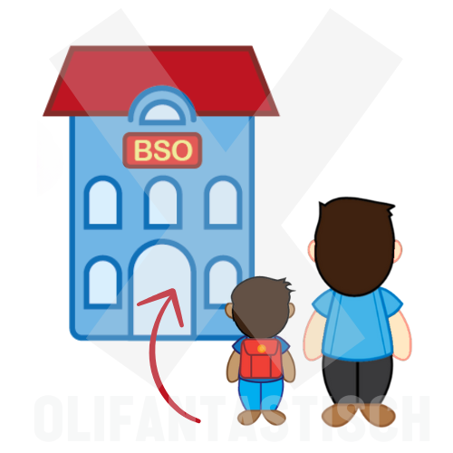 School | Papa brengt je naar de BSO