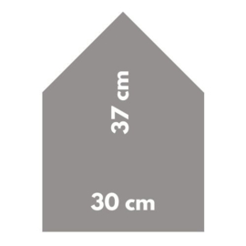Magneetbord 30 x 37 cm | grijs (staand)