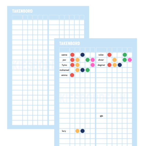 Takenbord (kiesbord/planbord)