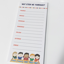 Notitieblokje | Wat eten we vandaag?
