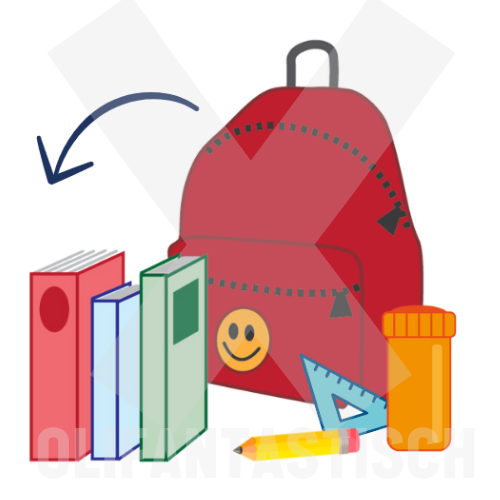 School | Schooltas uitpakken
