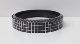Magneetstrip ruitjes (1 meter)