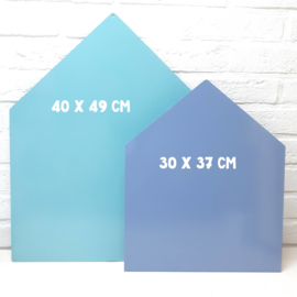 Magneetbord 30 x 37 cm | turquoise (staand)
