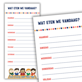 Notitieblokje | Wat eten we vandaag?
