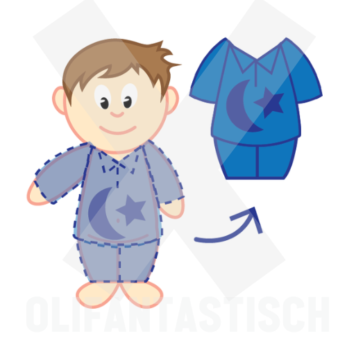 Kleding | Uitkleden / Pyjama uittrekken jongen