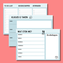 Printable | Diverse planners incl 210 dagritme picto's