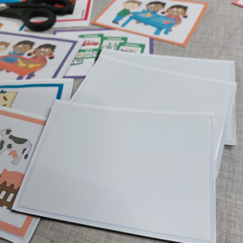 Magnetisch hoesje (voor kiesbord kaarten)