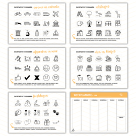Printable | Diverse planners incl 210 dagritme picto's