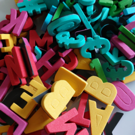 Magnetische letters (alfabet) 200 stuks