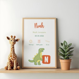 Geboorteposter 'Noah'