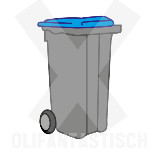Klusjes | Vuilnis / Kliko (blauw)