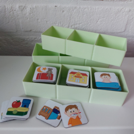 Bakje voor dagritme magneetjes