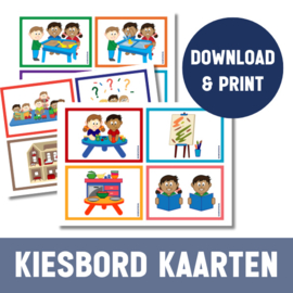 72 Kiesbord kaarten | Download & Print