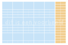 Kiesbord/keuzebord MAATWERK