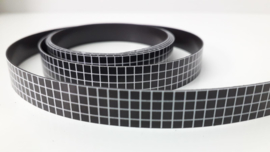 Magneetstrip ruitjes (1 meter)