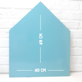 Magneetbord 40 x 49 cm | turquoise (hangend)