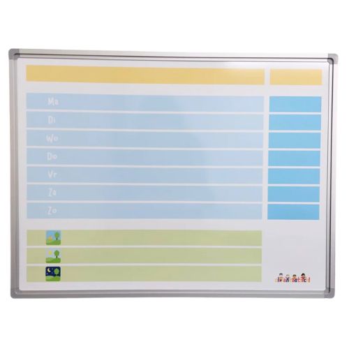 Planbord met week- en dagindeling 45 x 60 cm