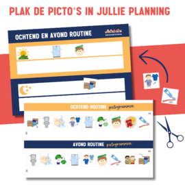 Printable | Ochtend- en avondroutine