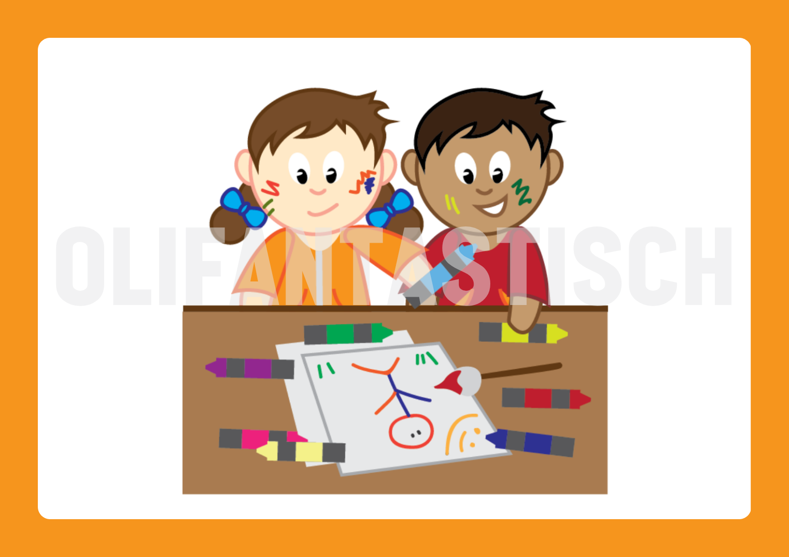 Kiesbord magneet | Kleuren/tekenen