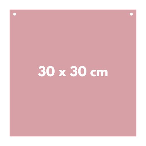 Magneetbord 30 x 30 cm | roze