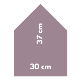 Magneetbord 30 x 37 cm | violet (staand)