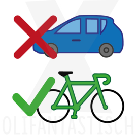 Duurzaam | Op de fiets, niet met de auto