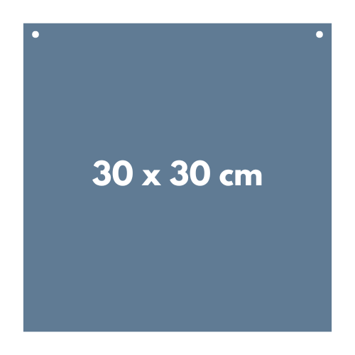 Magneetbord 30 x 30 cm | blauw