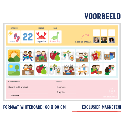 Whiteboard Kinderopvang (KDV en BSO)