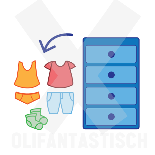 Kleding | Kleren klaarleggen
