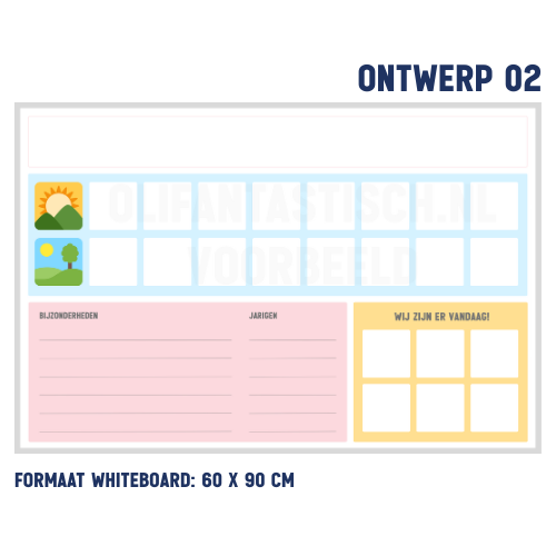 Whiteboard Kinderopvang (KDV en BSO)