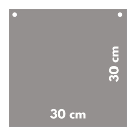 Magneetbord 30 x 30 cm | grijs (hangend)