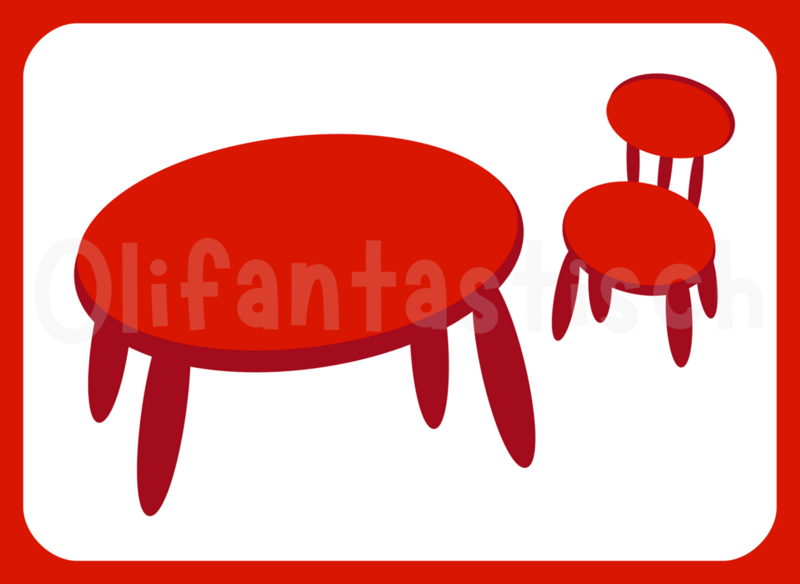 Kiesbord magneet | Rode hoek (tafel)