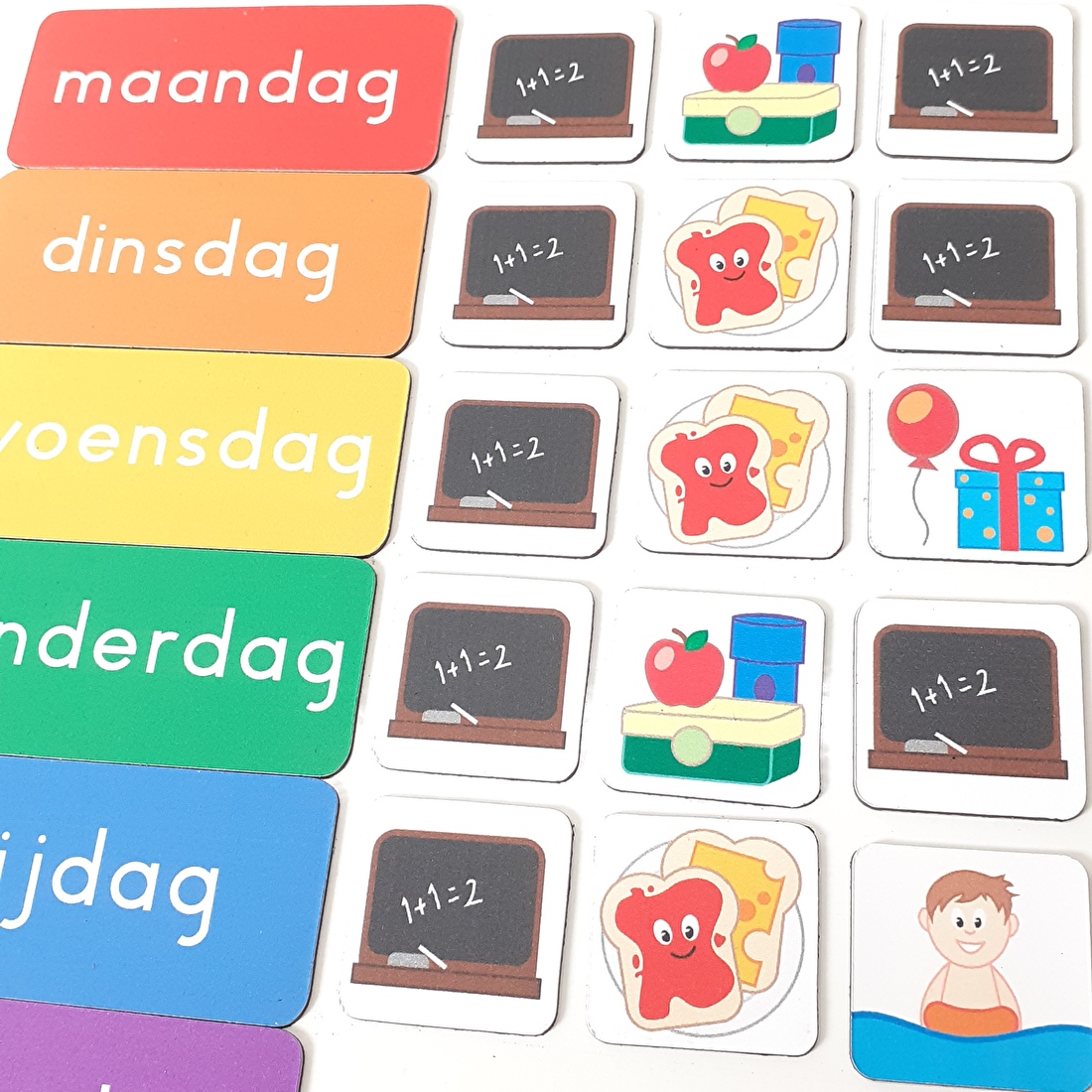 Nietje Merchandising Hulpeloosheid Dagritme pictogrammen voor je planbord (magnetisch)