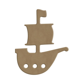 MDF Piratenschip - 11,4 cm