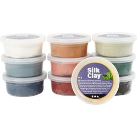 Silk Clay (Klei) Natuur - 10 x 40 gr