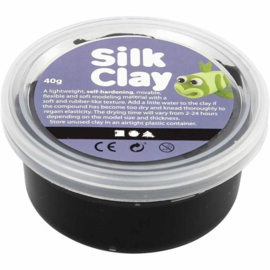 Silk Clay - Klei - 40 gr Zwart