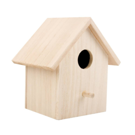 Houten Vogelhuisje Viera - 15 x 14 cm