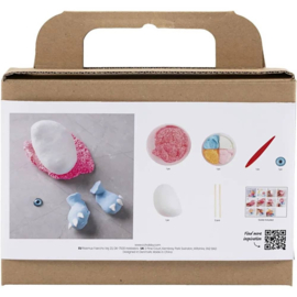 Mini Hobbyset Monster Lulu - Foam & Silk Clay