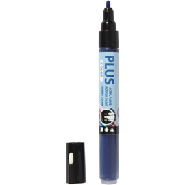 Plus Color Marker | 1-2 mm | Navy Blue | Verf op waterbasis