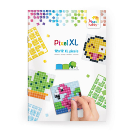 Pixelhobby XL Patronenboekje voor basisplaat 6 x 6 cm met XL pixels