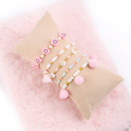 Kralen Pakket Kinderfeestje - Armbandjes maken - Pastel