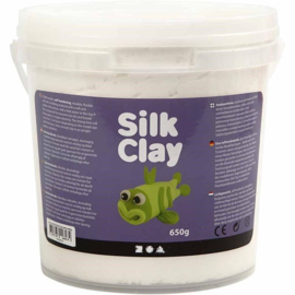 Silk Clay - 650 gr klei - Kleur wit