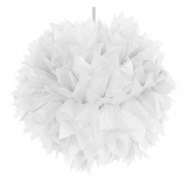 Pompoms | wit | 30 cm