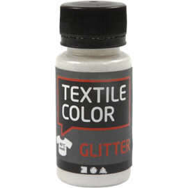 Textile Color Transparant met Glitter - 50 ml