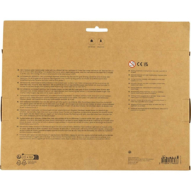 20 Textielstiften met dubbele punt - lijndikte 2,3 en 3,6 mm