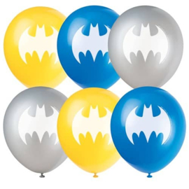 Batman versiering - Ballonnen - 30 cm - 8st
