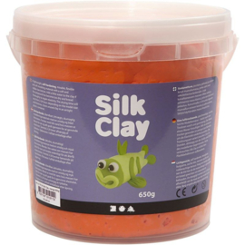 Silk Clay - 650 gr klei - Kleur oranje