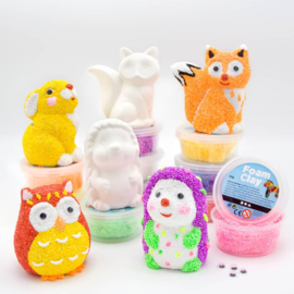 Knutselpakket Kinderfeestje - Foam Clay Spaarpot Dieren