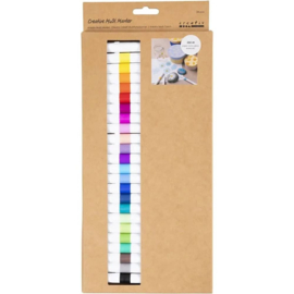 Creatieve Multi Markers - Voor o.a. terracotta, karton, glas en hout - 24 st